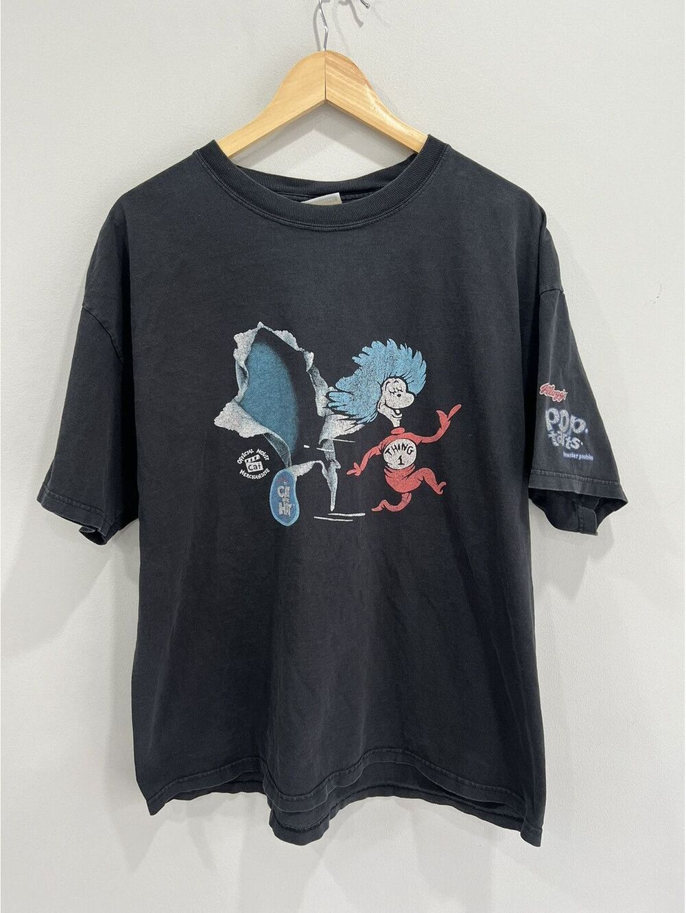 Vintage Cat In The Hat Promo Tee Shirt thing 1 2 pop tart